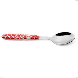 Vero Circle Coffee Spoon, Stainless Steel 18.0 Nickel Free, PBT Sublimated Handle with Polished Finish, Length 14 mm