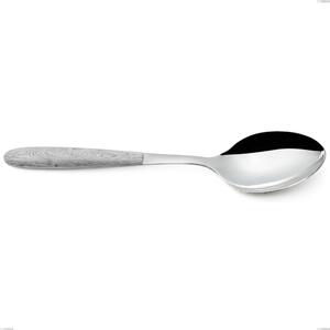 True Birch Serving Spoon, 18.0 Steel, PBT Sublimated Polished Steel Handle, Length 250 mm Name: Vero Betulla