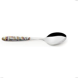Vero Butterfly serving spoon, 18.0 nickel-free stainless steel, PBT handle with polished steel sublimation, length 250.00 mm