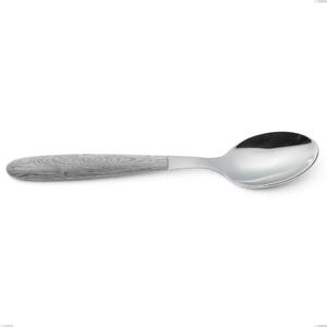 Genuine Birch Table Spoon, 18.0 Steel, PBT Handle with Sublimated Polished Steel, Length 190 mm Name: Vero Betulla