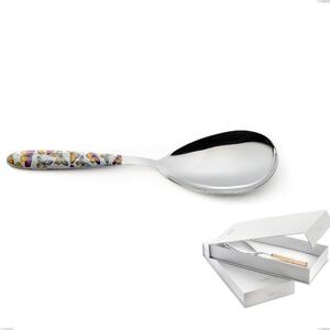 Vero Butterfly Stainless Steel Cutlery with Book-Like Packaging, 18.0 Nickel Free, Polished Steel with Sublimated PBT Handle