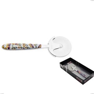 Showcase Packaging Vero Butterfly Pizza Cutter Wheel, 18.0 Nickel Free Steel, Sublimated PBT Handle Polished Steel Name: Vero Butterfly