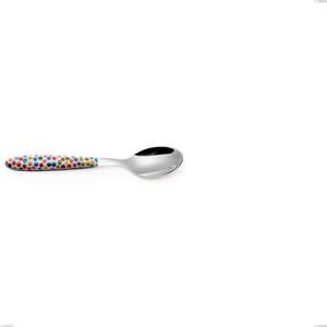 Vero Coriandoli Coffee Spoon, 18.0 Nickel Free Stainless Steel, PBT Handle with Sublimated Polished Steel, Length 140.00 mm