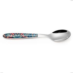Vero Damasco Coffee Spoon, 18.0 Nickel Free Steel, PBT Sublimated Polished Steel Handle, Length 140 mm