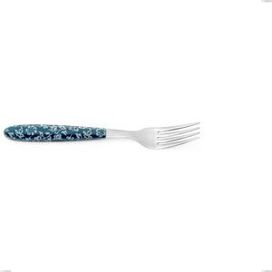 Vero Flowers table fork, 18.0 nickel-free steel, PBT handle with sublimated polished steel, length 205 mm