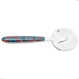 True Damascus Pizza Cutter, 18.0 Nickel-Free Steel, Sublimated PBT Handle with Polished Steel, Length 200 mm Name: True Damascus