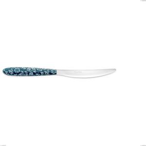 Vero Flowers table knife, 18.0 nickel-free stainless steel, PBT handle with sublimated polished steel, length 225 mm