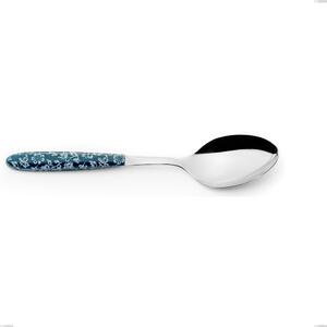 Vero Flowers serving spoon, 18.0 nickel-free stainless steel, PBT sublimated polished steel handle, length 250 mm