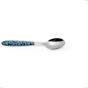 Table Spoon, Vero Flowers Soup, Nickel Free 18.0 Steel, Sublimated PBT Handle Polished Steel, Length 205 mm