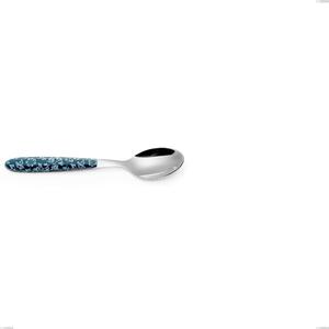 Vero Flowers coffee spoon, 18.0 nickel-free stainless steel, PBT handle with sublimated polished steel, length 140 mm