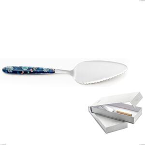 Vero Garden Cake Slice with Book-Type Packaging, 18.0 Nickel-Free Steel, Sublimated PBT Handle with Polished Steel