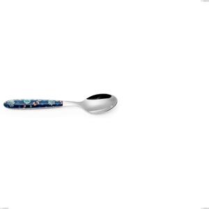 Vero Garden coffee spoon, 18.0 nickel-free stainless steel, PBT handle with polished steel sublimation, length 140 mm