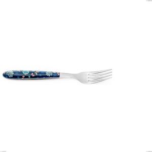 Vero Garden Table Fork, 18.0 Nickel Free Stainless Steel, PBT Handle with Polished Steel Sublimation, Length 205 mm