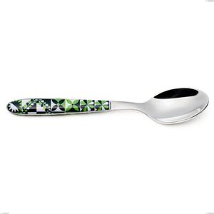 Vero Icon Coffee Spoon, 18.0 Nickel-Free Stainless Steel, PBT Sublimated Polished Steel Handle, Length 140 mm