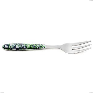 Dessert Fork Vero Icon, 18.0 Nickel-Free Stainless Steel, PBT Sublimated Polished Steel Handle, Length 150 mm Vero Icon