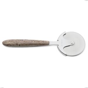 Genuine Larch Pizza Cutter, Nickel-Free 18.0 Steel, Sublimated PBT Handle with Polished Steel, Length 200 mm Name: Vero Larice
