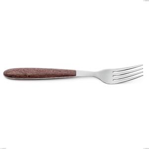Table Fork Vero Noce, 18.0 Nickel Free Steel, PBT Handle with Sublimated Polished Steel, Length 190 mm