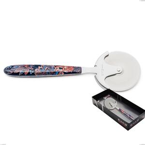 Showcase Packaging Vero Pechino Pizza Cutter Wheel, 18.0 Steel, Sublimated PBT Handle with Polished Steel