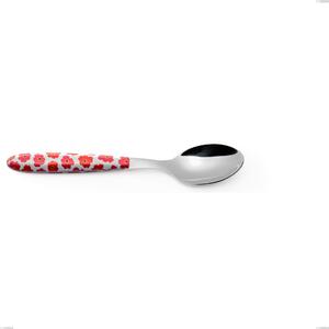 Table Spoon, Vero Poppy Soup, 18.0 Nickel-Free Steel, Sublimated PBT Handle with Polished Steel, Length 205 mm