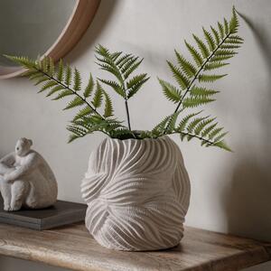 Odessa Stoneware Vase Natural