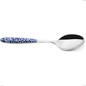 Vero Triangle serving spoon, 18.0 nickel-free stainless steel, PBT sublimated polished steel handle, length 250 mm