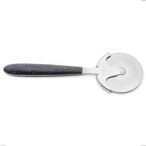 Vero Wenge Pizza Cutter Wheel, 18.0 Nickel-Free Steel, PBT Handle with Polished Steel Sublimation, Length 200 mm