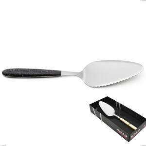 Vero Wenge Cake Server in Display Box, 18.0 Nickel-Free Steel, Sublimated PBT Handle with Polished Steel