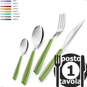 Wave 1 Place Setting Pack, 18/C (AISI430), 2 mm Thickness Cutlery Set 4 Pieces