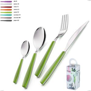 You&Me Wave 16 Pieces Cutlery Set, 18/C (AISI430), 2 mm Thickness