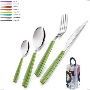 You&Me 24 pieces cutlery set Wave, 18/C (AISI430), 2 mm thickness Wave