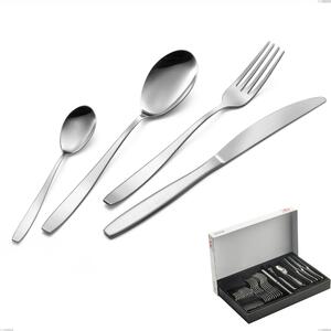30-Piece Wind Cutlery Set in Panoramic Packaging, 2mm Thick, 18/0 Stainless Steel, Nickel Free