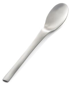 Table Spoon JOY Sandblasted, in Stainless Steel 18.10 (AISI 304) Length 217 mm Thickness 2 mm Matte Polished Stainless Steel