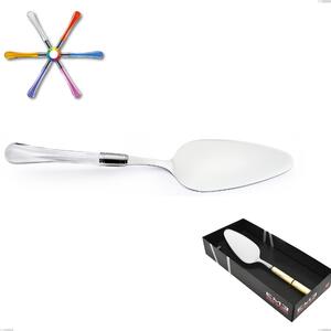 Sapphire Pala Torta in Display Box, (18.10 AISI304 Steel), Methacrylate Handle Name: Zaffiro
