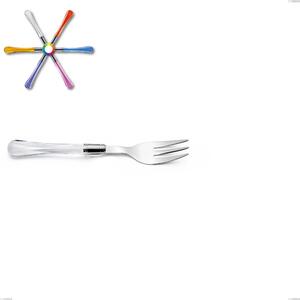 Sapphire Dessert Fork, (Stainless Steel 18.10 AISI 304), Methacrylate Handle: Zaffiro