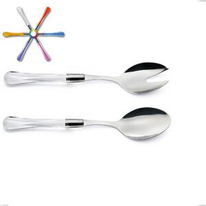 Sapphire Salad Cutlery Set, (18.10 AISI 304 Stainless Steel), Methacrylate Handle