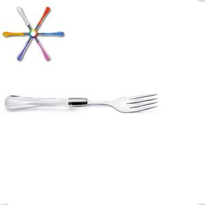 Sapphire Fish Fork, (18.10 AISI 304 Stainless Steel), Methacrylate Handle: Zaffiro Cutlery