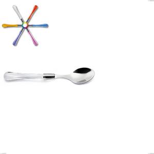 Sapphire Coffee Spoon in 18.10 AISI304 Stainless Steel with Acrylic Handle Dishwasher Safe