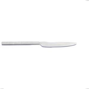 Zeus ICE Table Knife, Hammered Sandblasted Forged 18/10 Stainless Steel, 4 mm Thickness, 238 mm Length, Forged