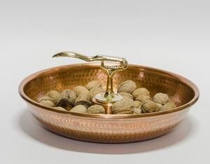 Hand-Hammered Copper Nutcracker with Tray � 24 cm