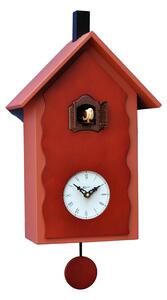 Cuckoo Clock with Pendulum Cuc� Lac 20x12xh40 cm with Lacquered Terracotta Case