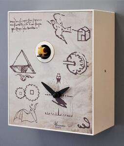 Cuckoo Wall Clock, Leo 16.5x10xh20 cm design by Ezio Pescatori
