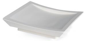 Acrylic Resin Soap Dish FIRENZE 10x10 x h2.5 cm with Dirty Colour Acrylic Resin Container