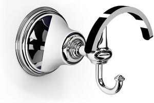 LIBERTY Hook in Various Finishes, Dimensions 11.5x8xH 8 cm Chrome, Antique Copper, Gold, Bronze