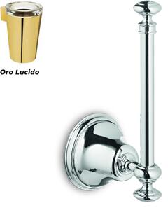 LIBERTY Spare Toilet Roll Holder 9x7xh18.5 cm in Shiny Gold