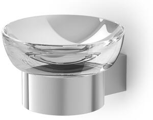Suspended Soap Dish in Stainless Steel AISI 304 La Piana 13x13.5xh 8.4 cm Modern Style Design with Polished Stainless Finish