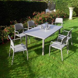 Libeccio 6 Seater Outdoor Dining Set with 6 Bora Chairs