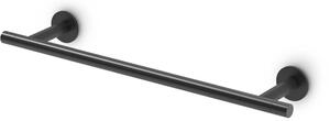 Small 30 cm Bidet Towel Rail Oslo Square dimensions 30x9xh4.6 cm minimal style matte black powder coated aluminium