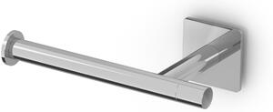 Oslo Square Toilet Roll Holder, Minimalist Style, Powder Coated Aluminium, Dimensions 14.8x9.5xh4.6 cm