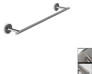 Large 60 cm Towel Rack TEXTURE, Dimensions 60x9xh4.6 cm, Polished Stainless Steel, Contemporary Industrial Style
