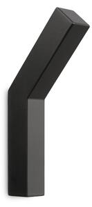 XONY Wall Hook in 304 Stainless Steel, XONY Line, Dimensions 1.5x4.7xh10 cm, Matte Black Finish, Made in Italy, Name: XONY